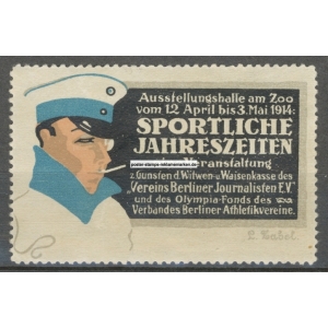 Berlin 1914 Sportliche Jahreszeiten ... (blau 001a)