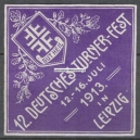 Leipzig 1913 12. Deutsches Turner-Fest (lila 004a)
