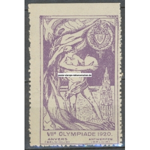 Olympiade 1920 Anvers Olympische Spiele Walter van der Ven (005a)