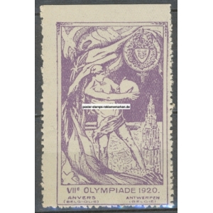 Olympiade 1920 Anvers Olympische Spiele Walter van der Ven (005a)