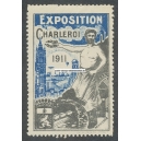 Charleroi 1911 Exposition Manesse (blau - 001 a)