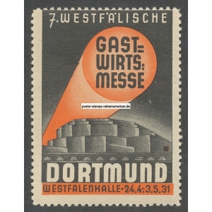 Dortmund 1931 7. Westfälische Gastwirts Messe (001 a)