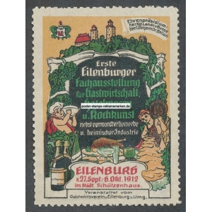 Eilenburg 1912 Gastwirtschaft Hotelwesen Kochkunst (001 a)