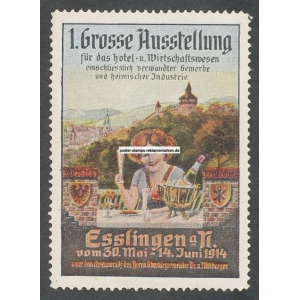 Esslingen 1914 Ausstellung Hotel- und Wirtschaftswesen (001 a)